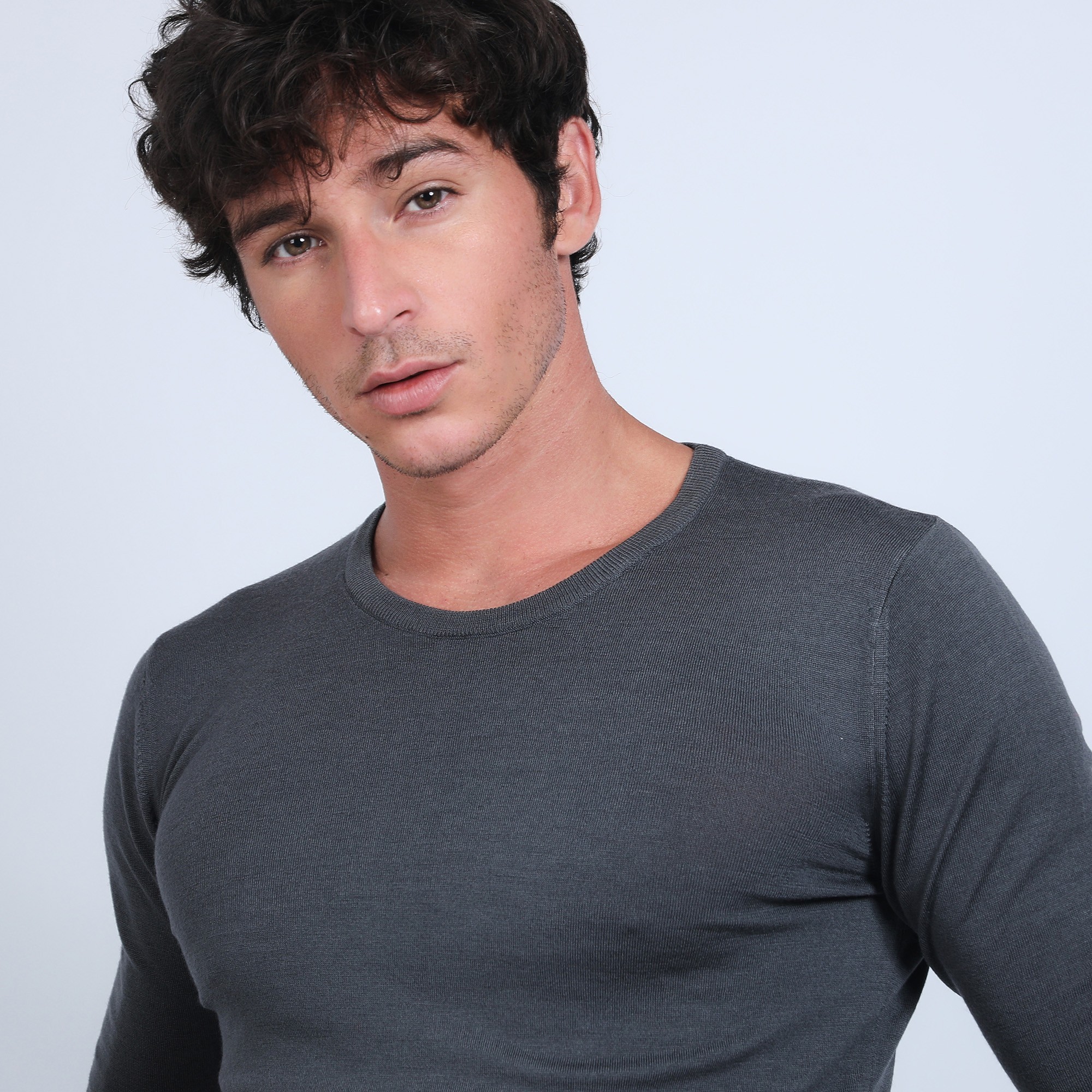 Pull col rond en laine mérinos - Bardem