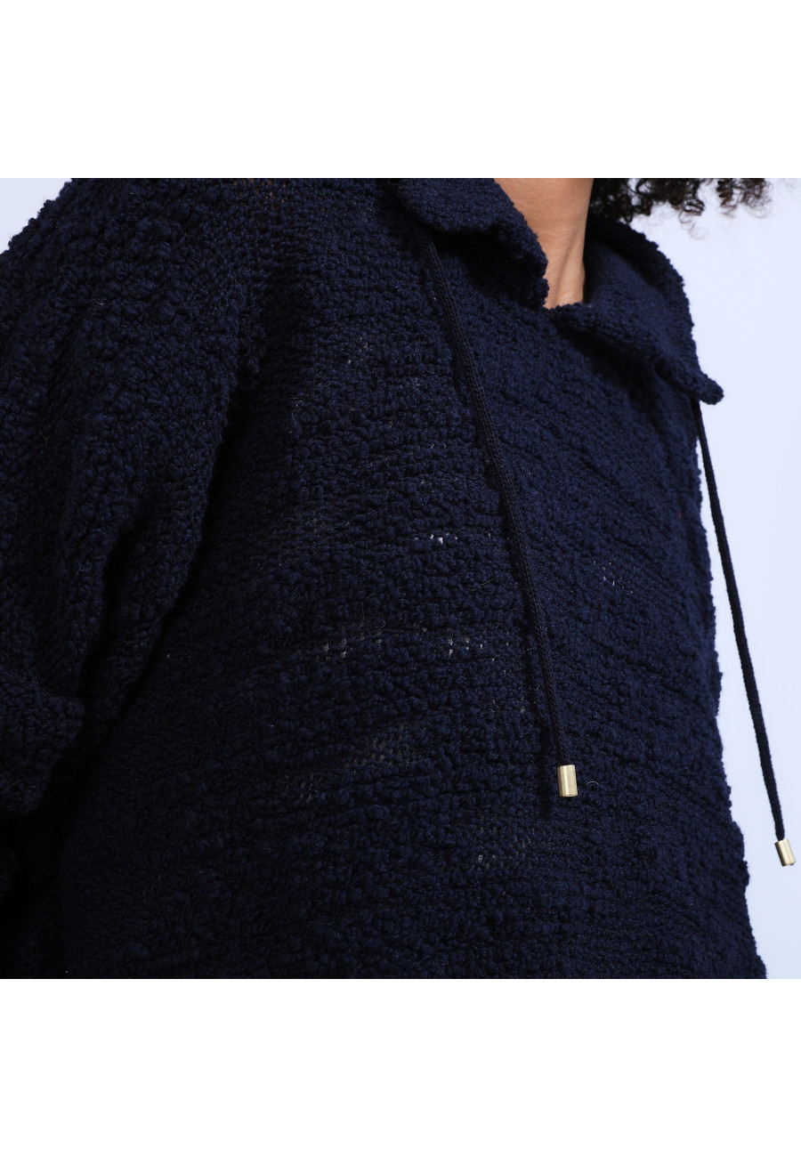 Suéter oversized com cordão - Semya