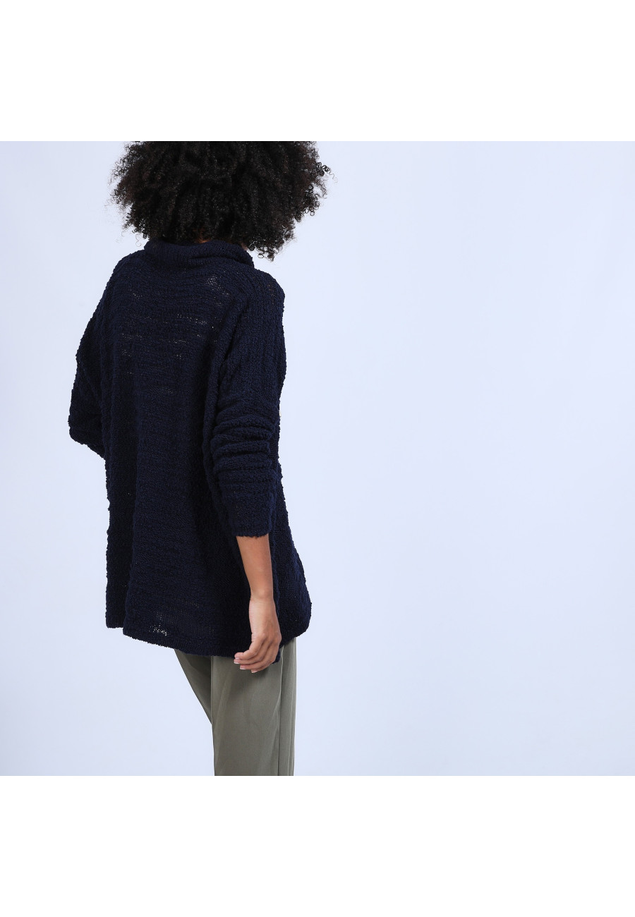 Oversized jumper with lacing - Semya