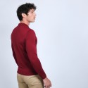 Pull col polo en laine mérinos - Beni