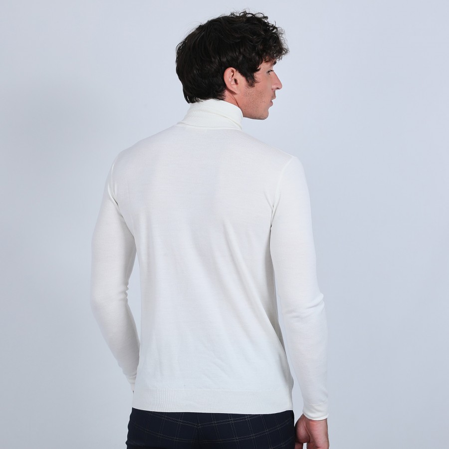 Suéter de gola alta de lã merino - Finlay