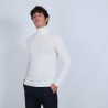 Pull col roulé en laine mérinos - Berry 6600 blanc - 02 Blanc