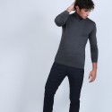 Pull col roulé en laine mérinos - Berry