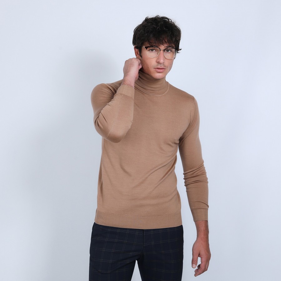 Suéter de gola alta de lã merino - Finlay