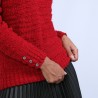Pull col montant manches boutonnées - Sumaya