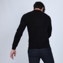 Pull col polo en cachemire - Billy 6610 noir - 01 Noir
