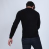 Pull col polo en cachemire - Billy 6610 noir - 01 Noir
