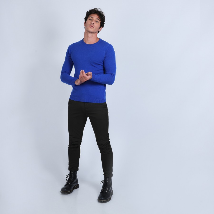 Suéter de cashmere com gola redonda - Evain