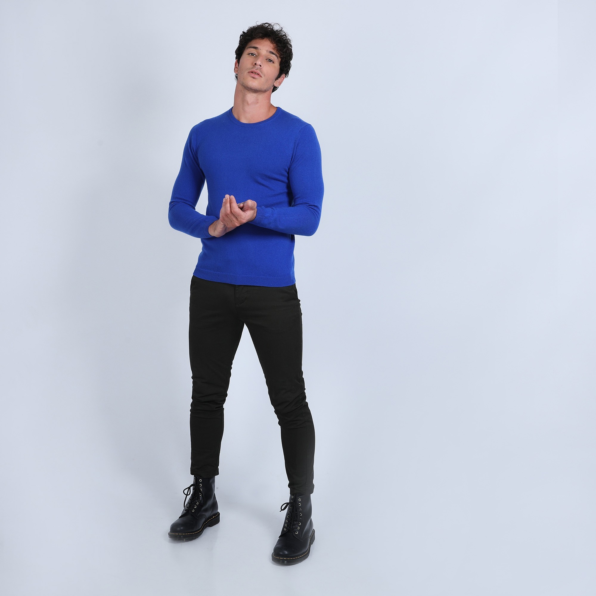 Pull col rond en cachemire - Benoit