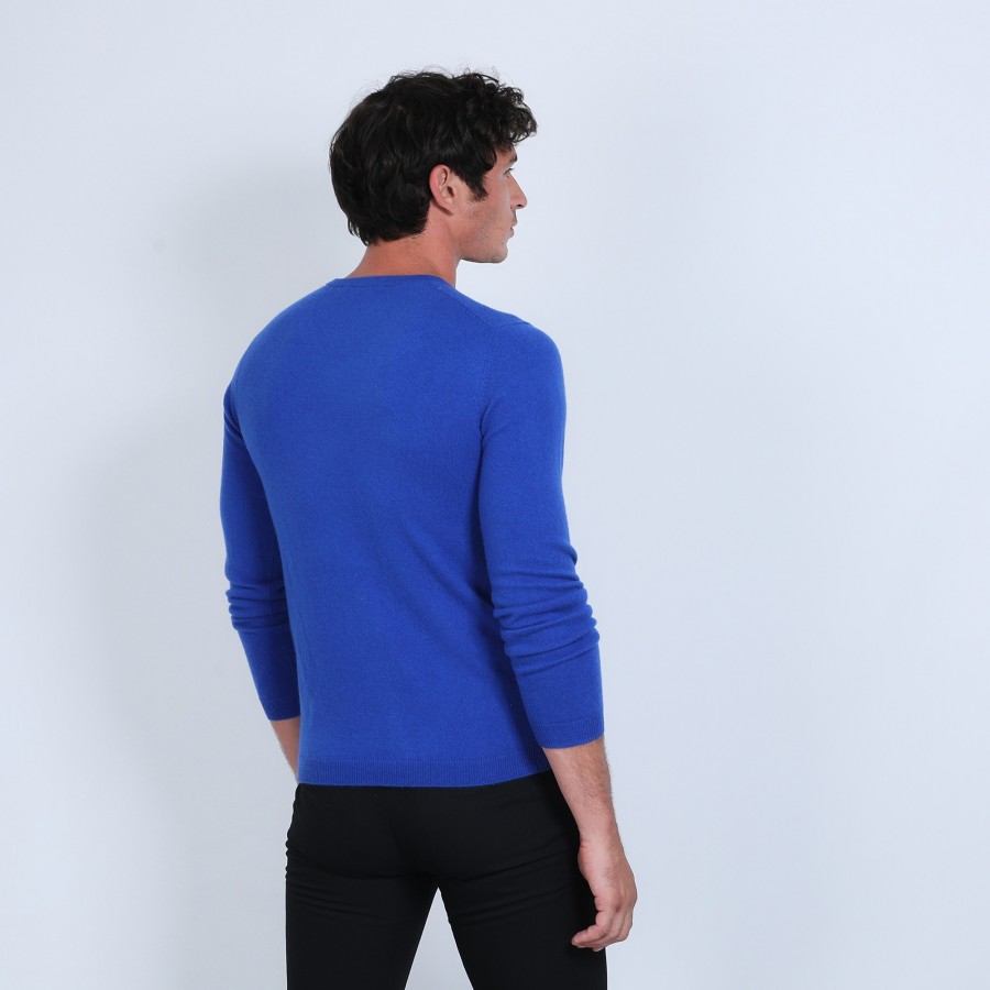 V-neck jumper in cashmere - Evann