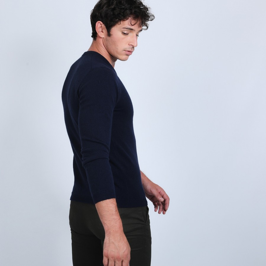 V-neck jumper in cashmere - Evann
