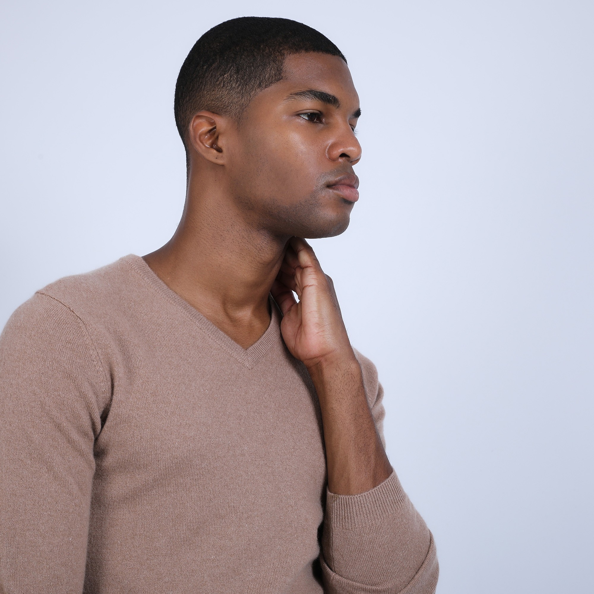 Pull col V en cachemire - Benjamin