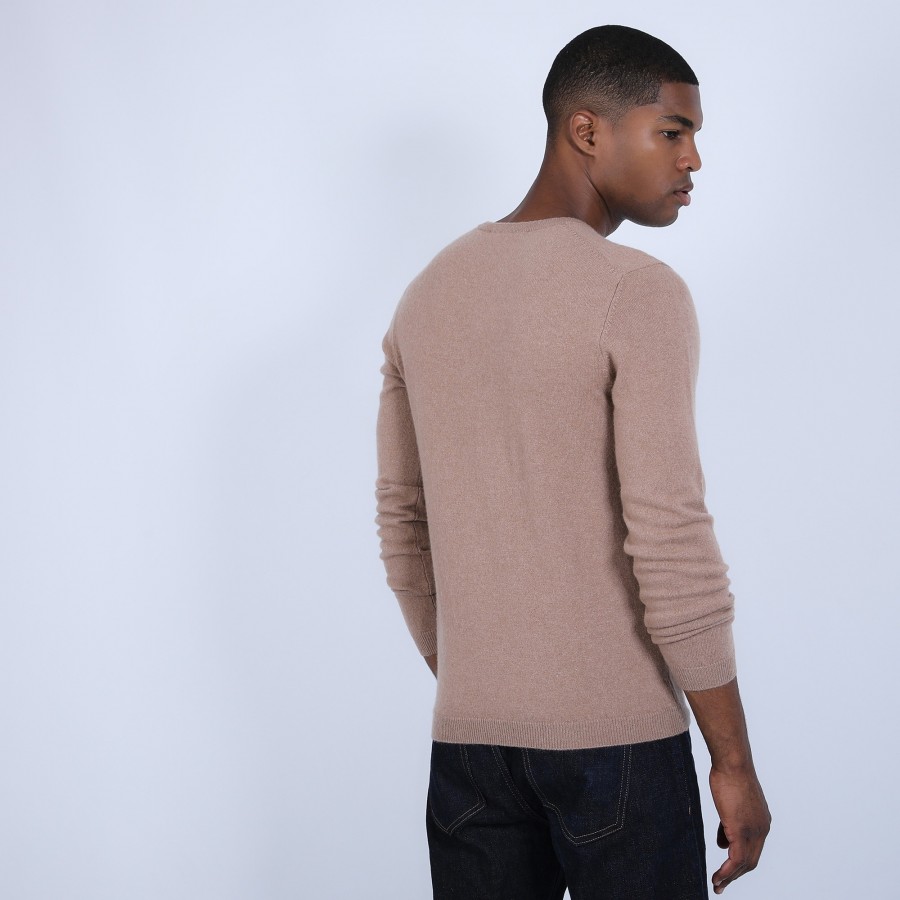 Suéter de cashmere com decote em V - Evann