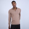 Pull col zippé en cachemire 2 fils - Blaise 6630 camel - 88 camel