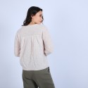 Pull col rond en mohair - Perla 6600 blanc - 12 Beige clair