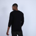 Pull col rond en laine et soie - Barsam