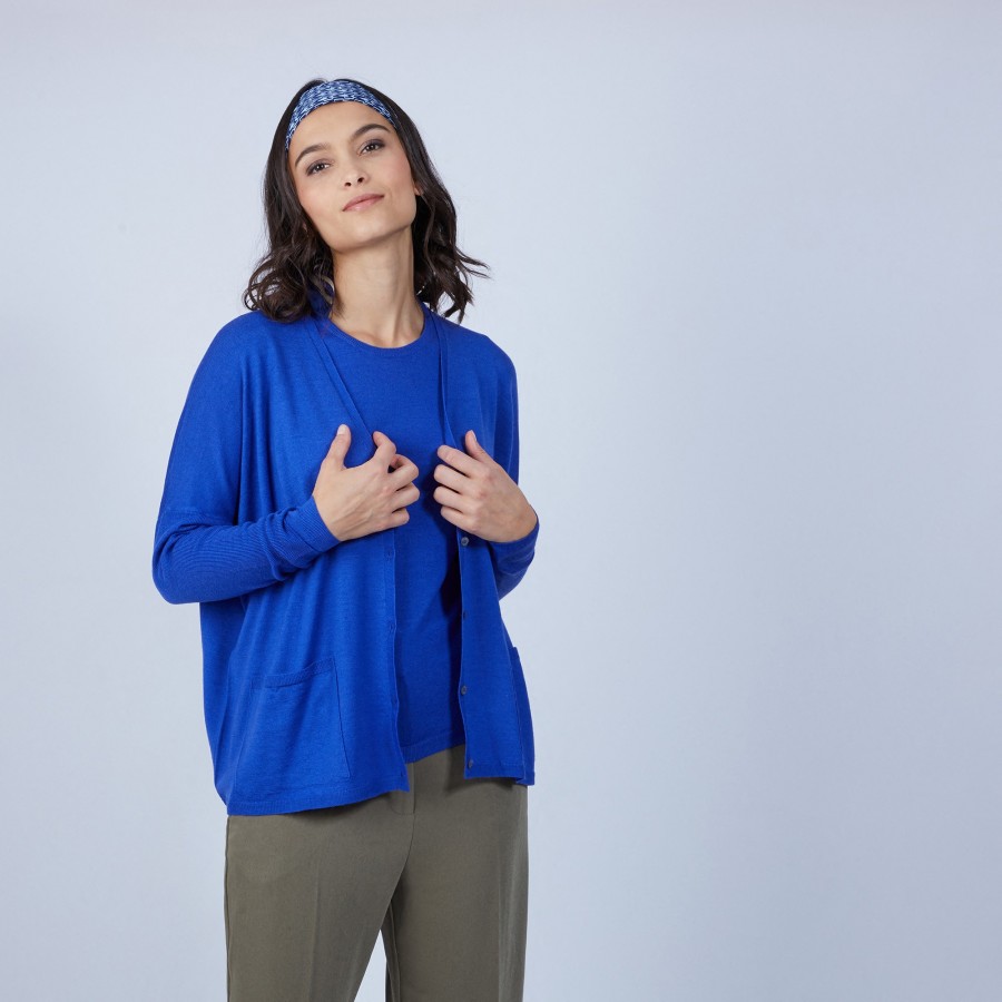 Suéter de lã merino com gola redonda - Berenice