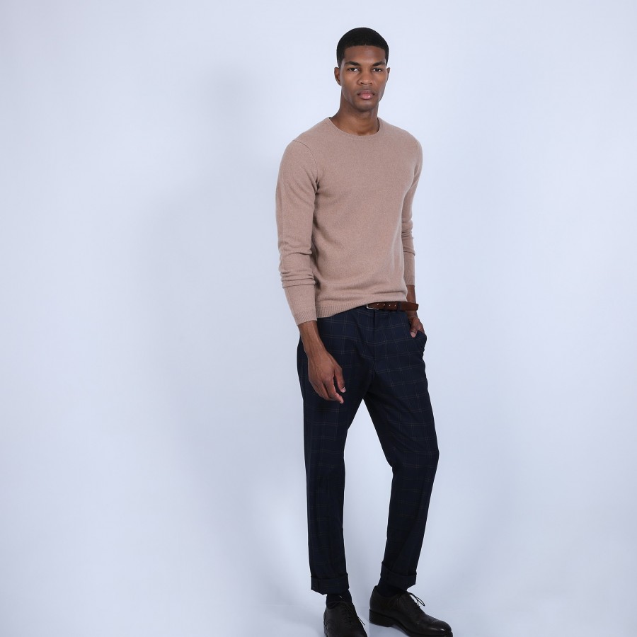 Suéter de cashmere com gola redonda - Evain