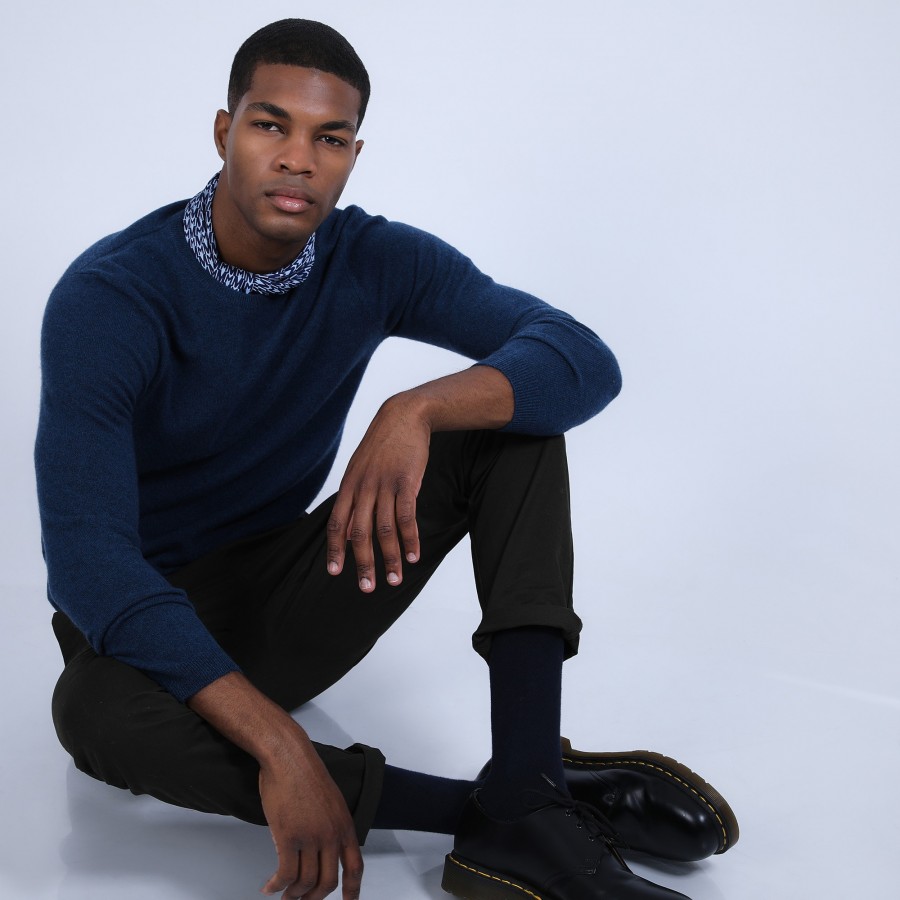 Round-neck cashmere jumper - Evain