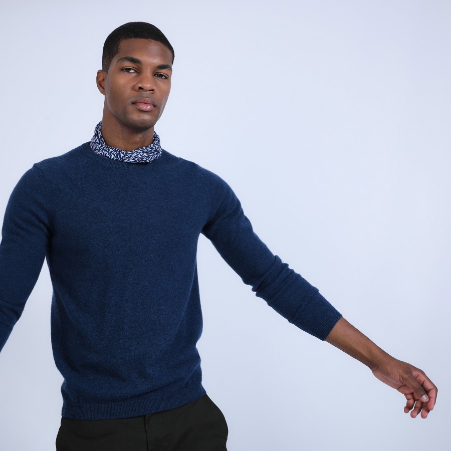 Suéter de cashmere com gola redonda - Evain