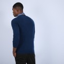 Pull col rond en cachemire - Benoit 6641 crique - 03 Bleu foncé
