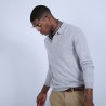 Pull col polo en cachemire - Billy 6612 gris clair - 11 Gris clair