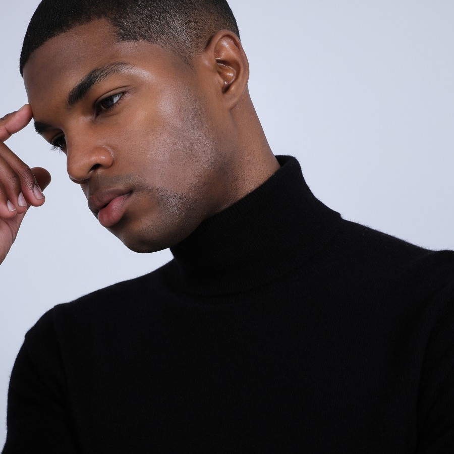 Suéter de cashmere com gola alta - Bruno