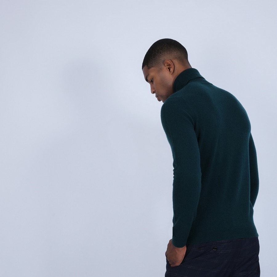 Suéter de cashmere com gola alta - Bruno