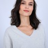 Pull col V en cachemire - Olga
