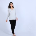 Pull col V en cachemire - Olga