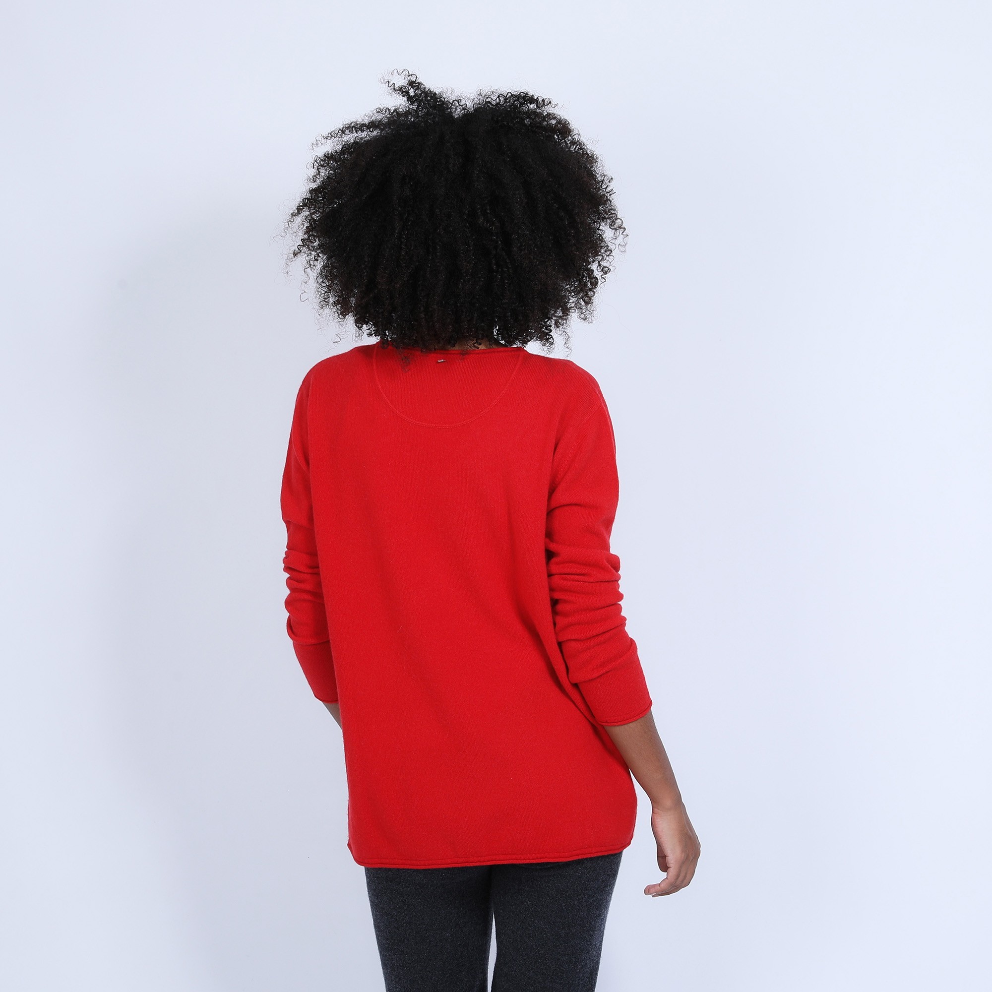 Pull col V en cachemire - Olga