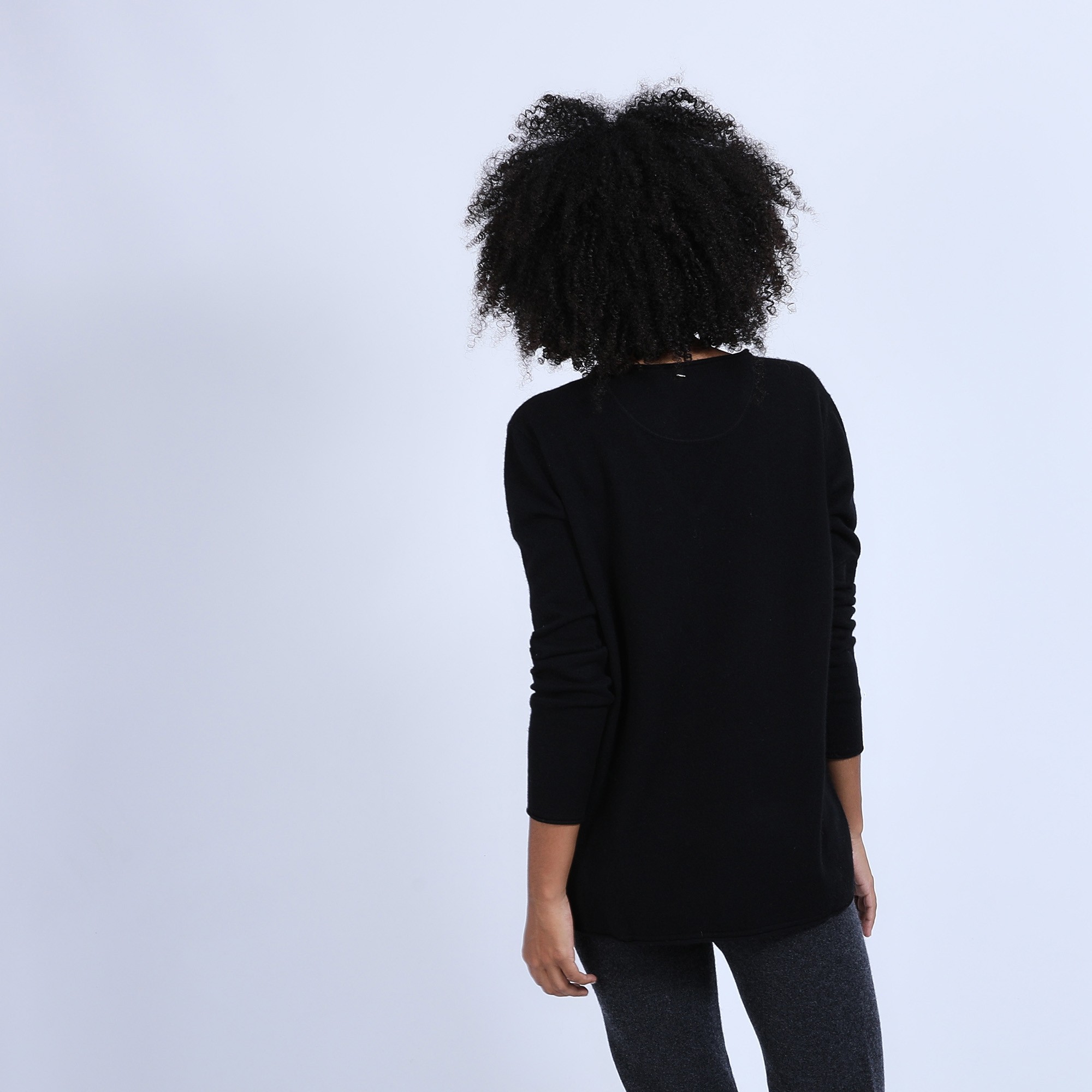 Pull col V en cachemire - Olga