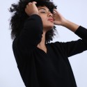 Pull col V en cachemire - Olga