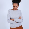 Pull col bateau en cachemire - Bal 6612 gris clair - 11 Gris clair