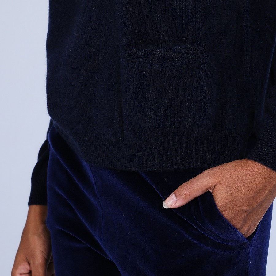 Pull col bateau avec petite poche - Bal