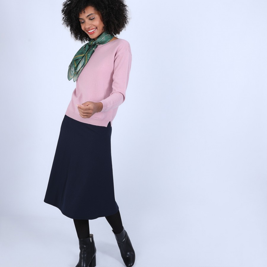 Suéter de cashmere com gola canoa - Bal