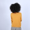 Pull ample avec poche - Balba 6660 cannelle - 89 Moutarde