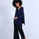 Loose V-neck cashmere jumper – Hilary