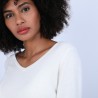 Pull col V en cachemire - Bijou