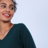 Pull col V en cachemire - Bijou