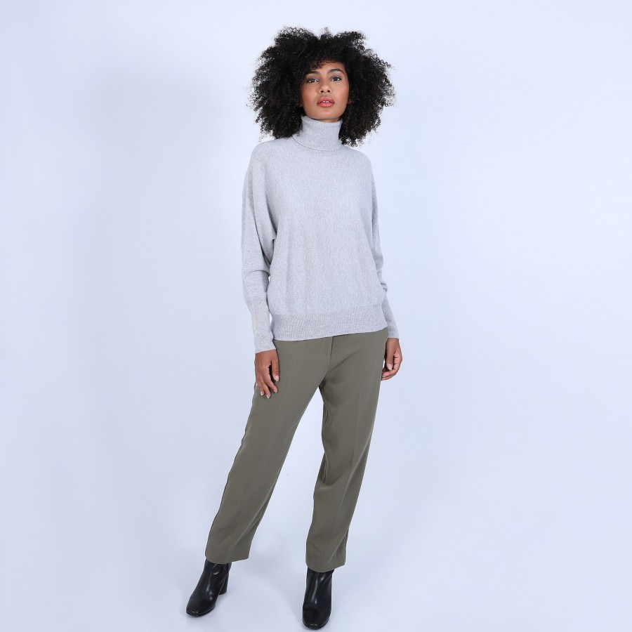 Roll-neck batwing jumper - Bob