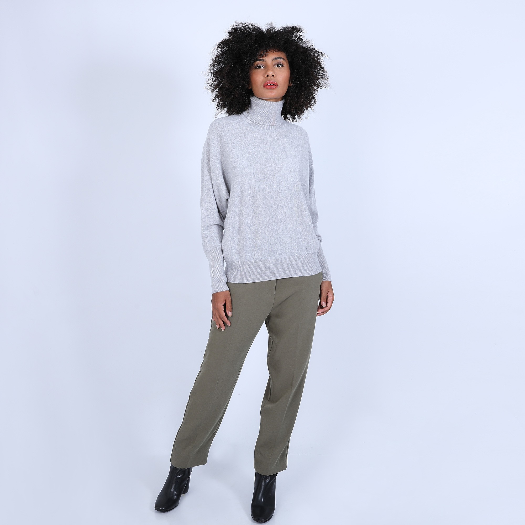 Pull chauve souris col roulé - Bob