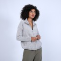 Gilet col montant en soie et laine velours - Bresil
