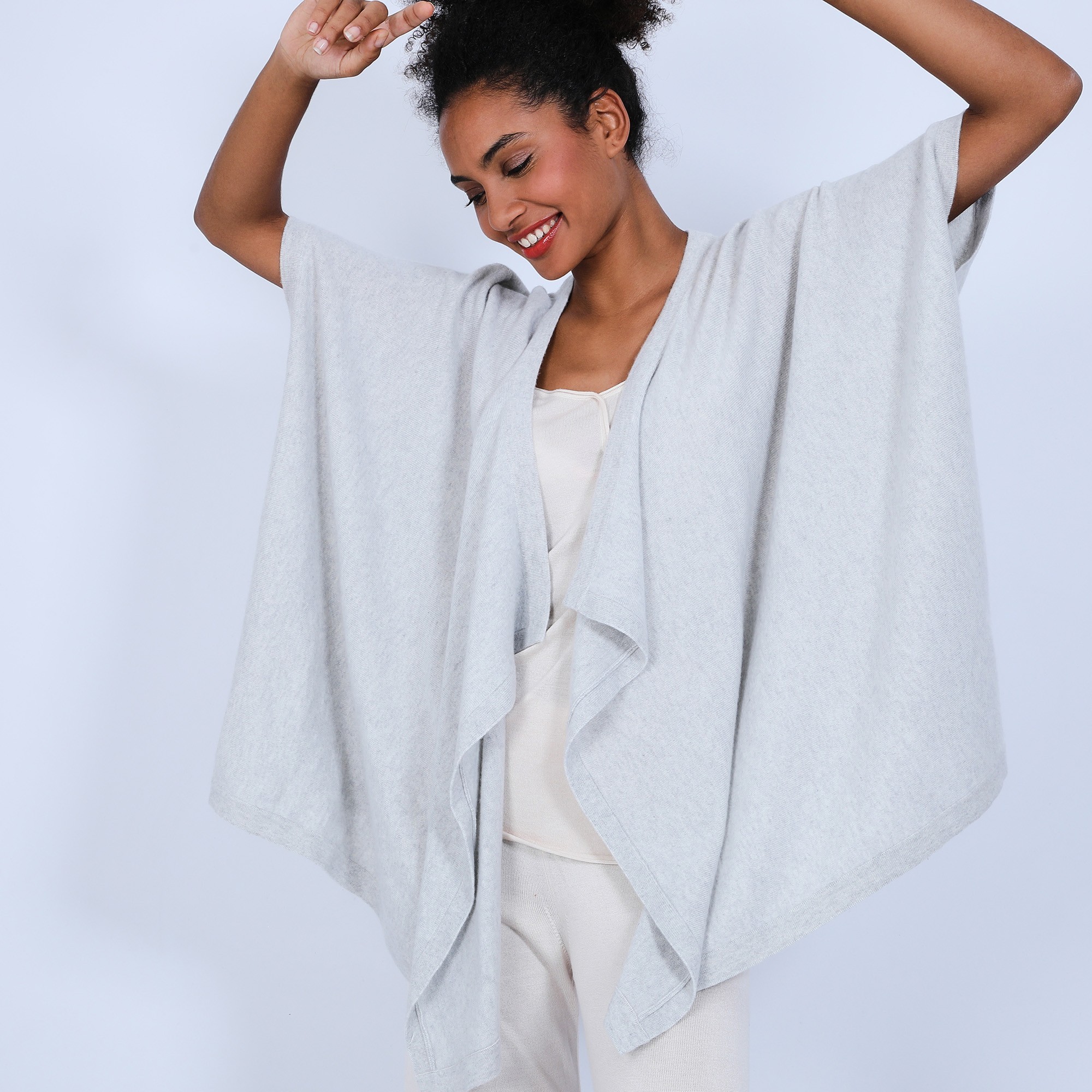 Sleeveless kimono cardigan – Harriet