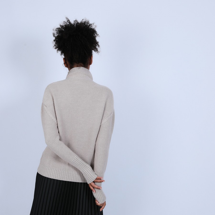 Extra-long sleeved jumper - Solane
