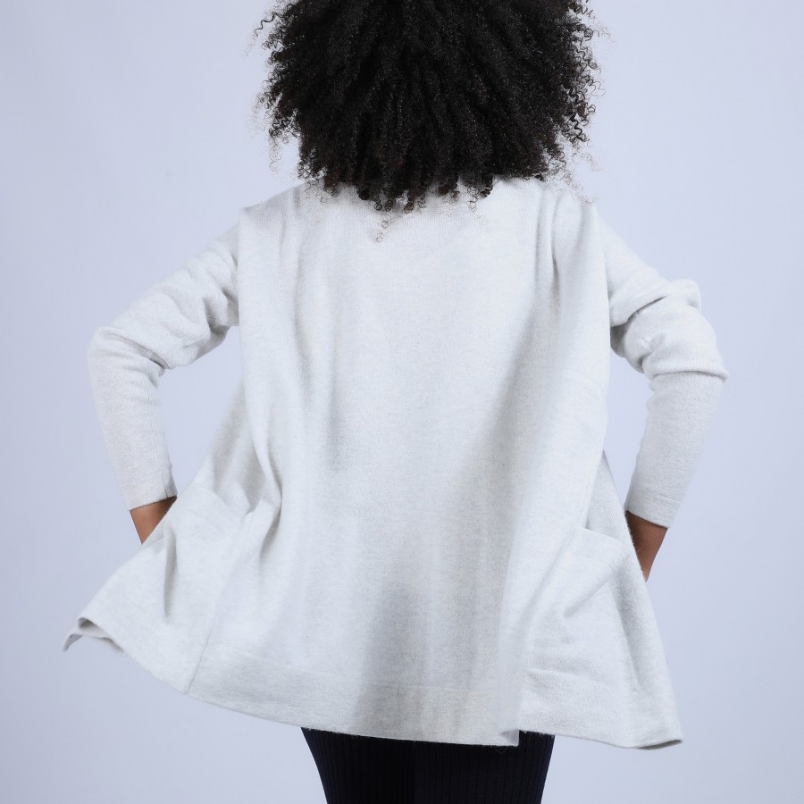 Colete de cashmere com bolsos - Ouria