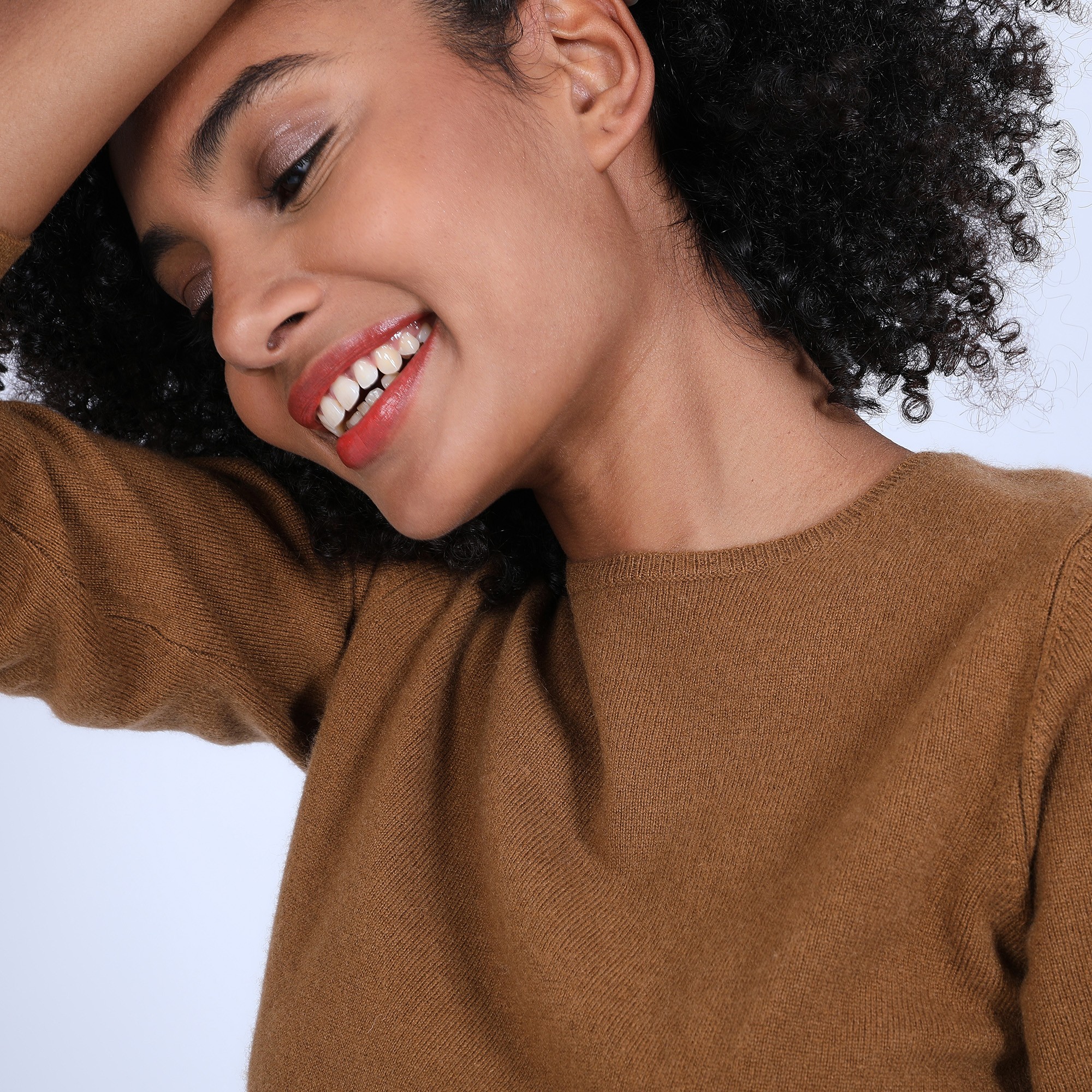 Round neck cashmere sweater - Evana