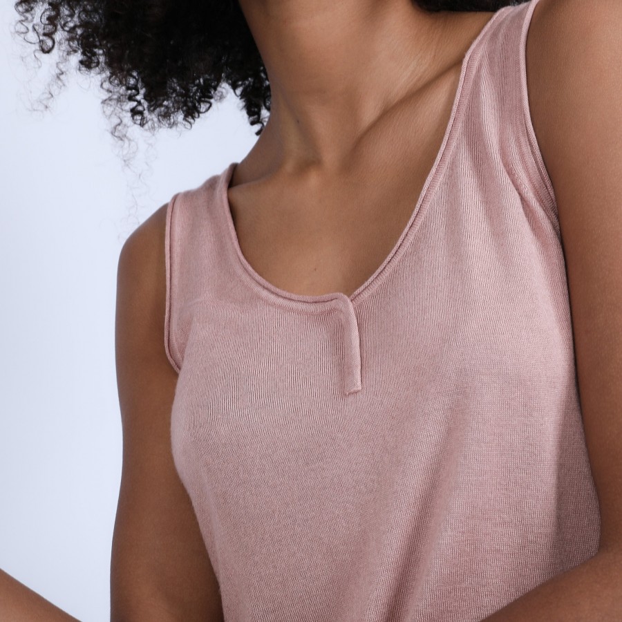Bamboo cachemere tank top - Hoatti