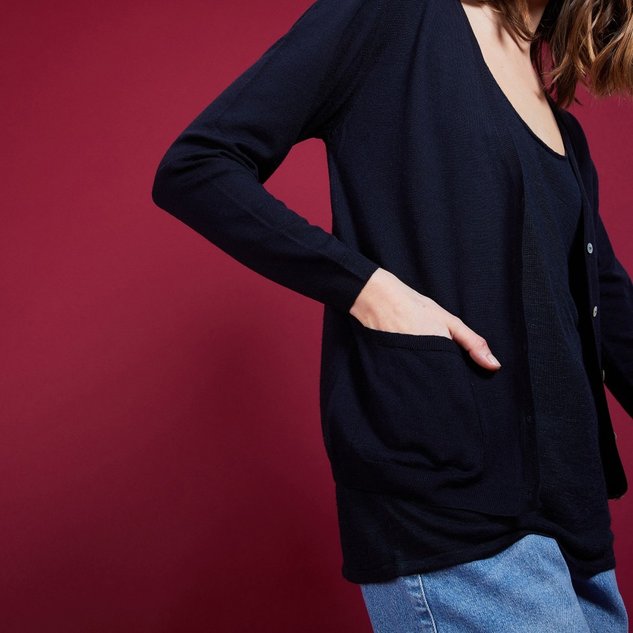 100% merino wool cardigan - Baby