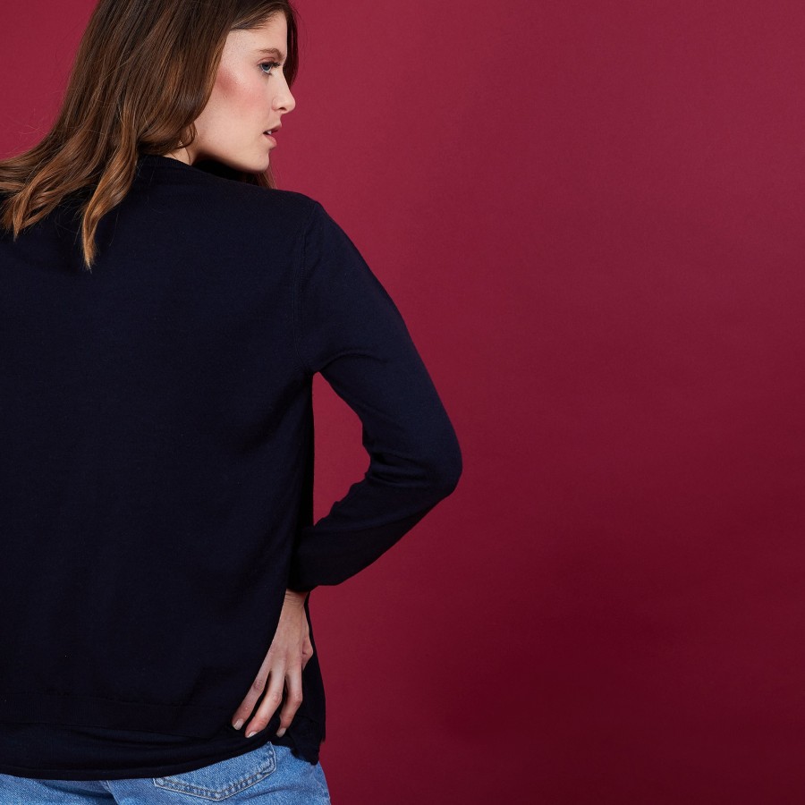 Colete 100% lã merino para bebê